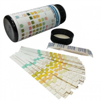 hot sale 10 parameters urine reagent test strips URS-10T with Anti-Vc ability