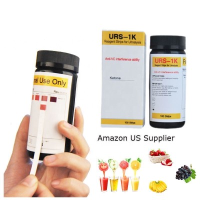 2018 new product hot sale urine ketone test strips  urine test strips  URS-1K amazon hot sale